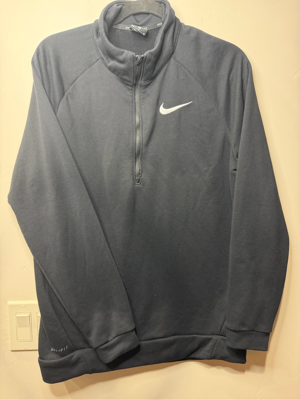 Nike Black Men’s Dri-FIT Quarter-Zip Performance Jacket